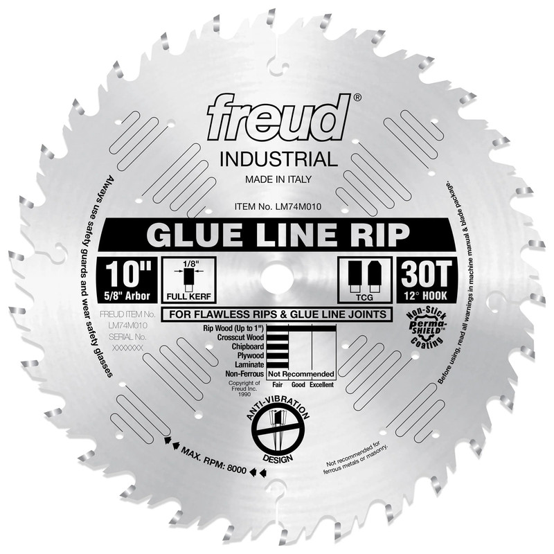 LM74M010 Ripping Saw Blade 10" x 5/8" Bore x 30 Tooth TCG